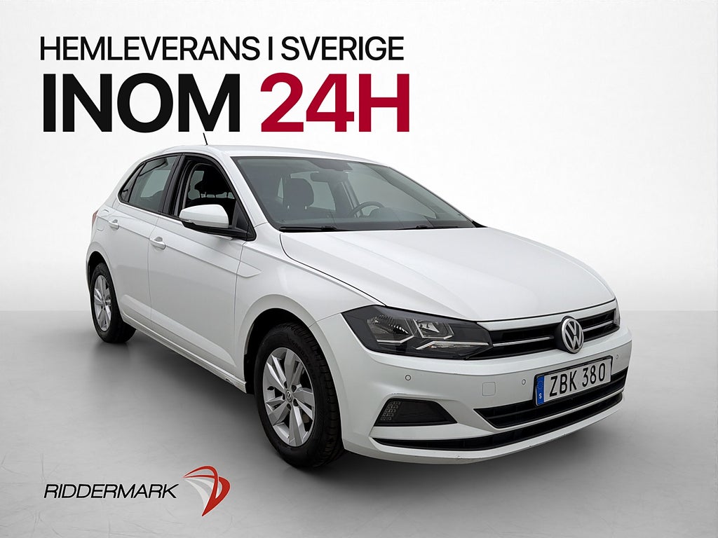 Volkswagen Polo Base 1.0 95hk P-Sensorer Bluetooth