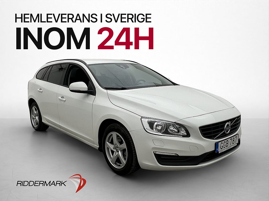 Volvo V60 T3 Kinetic P-Sensorer Bluetooth Dragkrok Ny-Kamrem