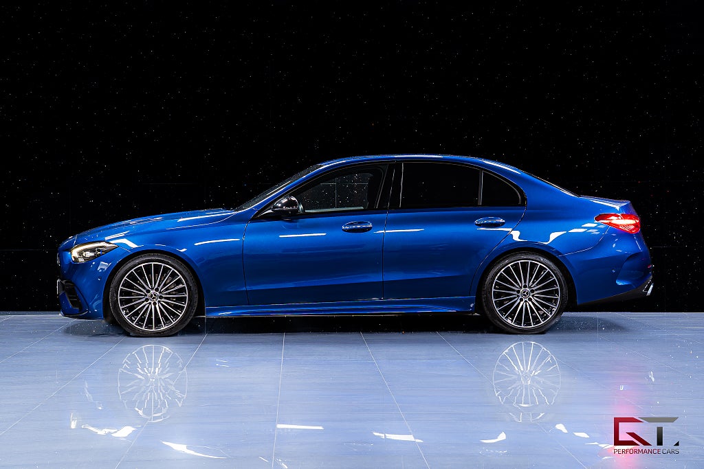 Mercedes-Benz C200 AMG Line Bur-3D 19Tum NightPack 360* Akustik P-Värme
