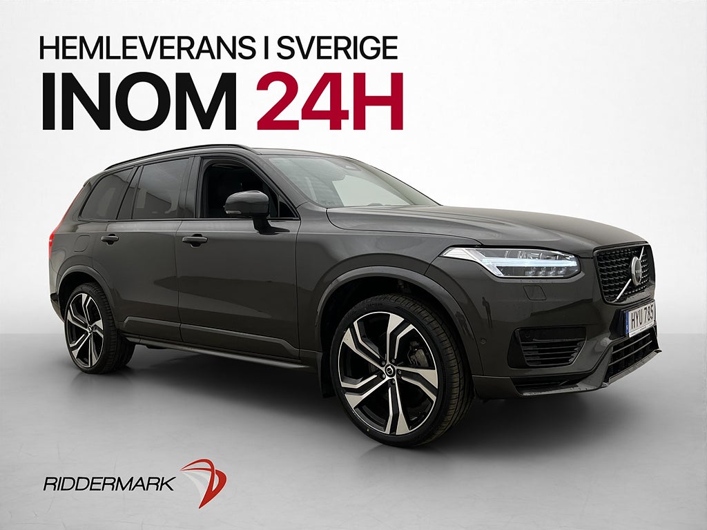 Volvo XC90 T8 AWD Ultimate Dark 7-Sits Pano B&W HUD Luftfjäd