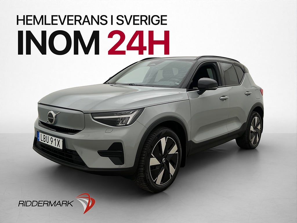 Volvo XC40 Recharge Extended Range Dragkrok Kamera Värmare