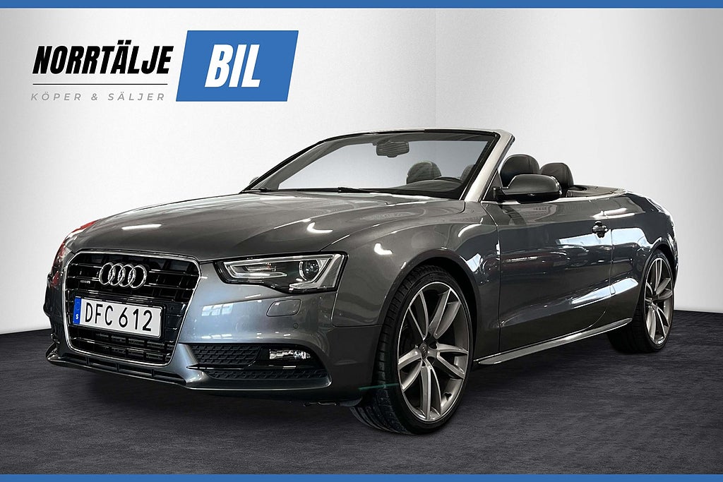 Audi A5 Cabriolet 2.0 225 HK TFSI QUATTRO S TRONIC NYSERV M&K