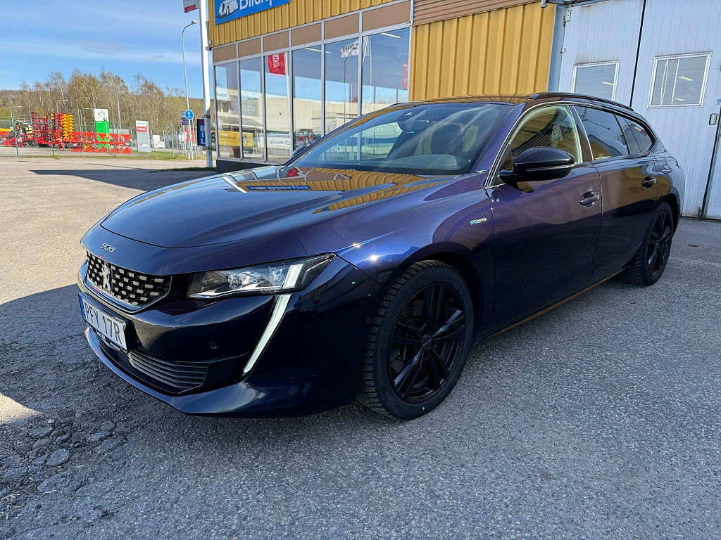Peugeot 508 SW Hybrid EAT Aut CarPlay Drag 360 Värmare SoV Leasebar