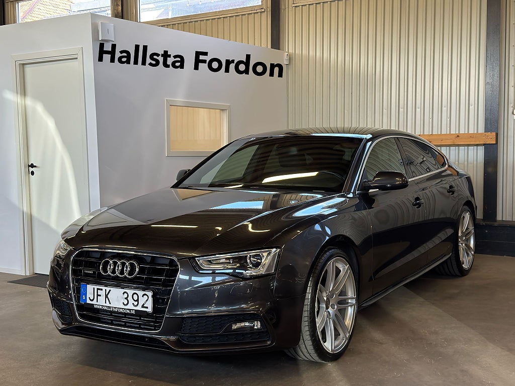 Audi A5 Sportback 2.0 TDI quattro S Tronic D-Värmare Drag P-Sen