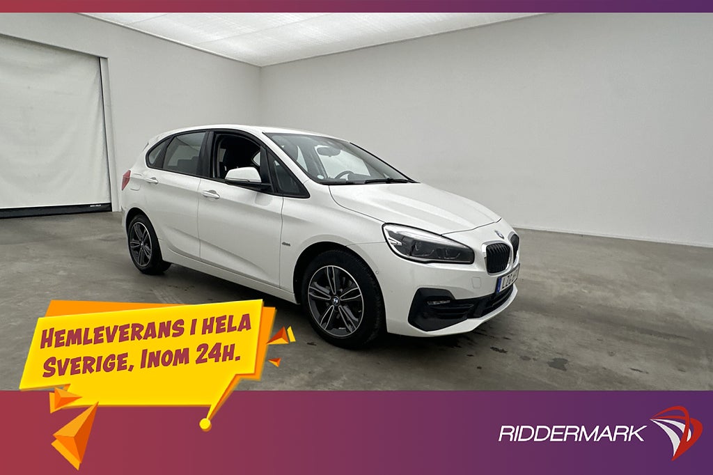 BMW 220 I Active Tourer 192hk Sport Line HiFi Navi HUD Drag