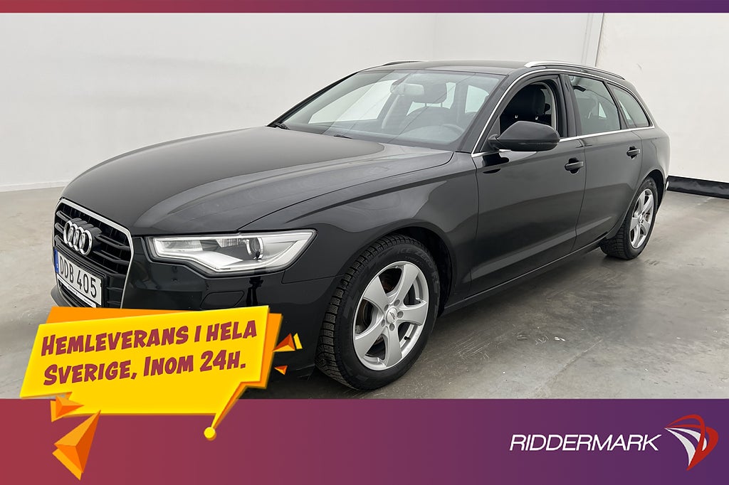 Audi A6 Avant 2.0 TDI 190hk Proline P-Sensorer Halvskinn BT