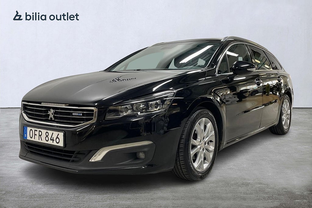 Peugeot 508 SW 1.6 BlueHDi EAT 120hk Panorama Navi Drag P-sensor