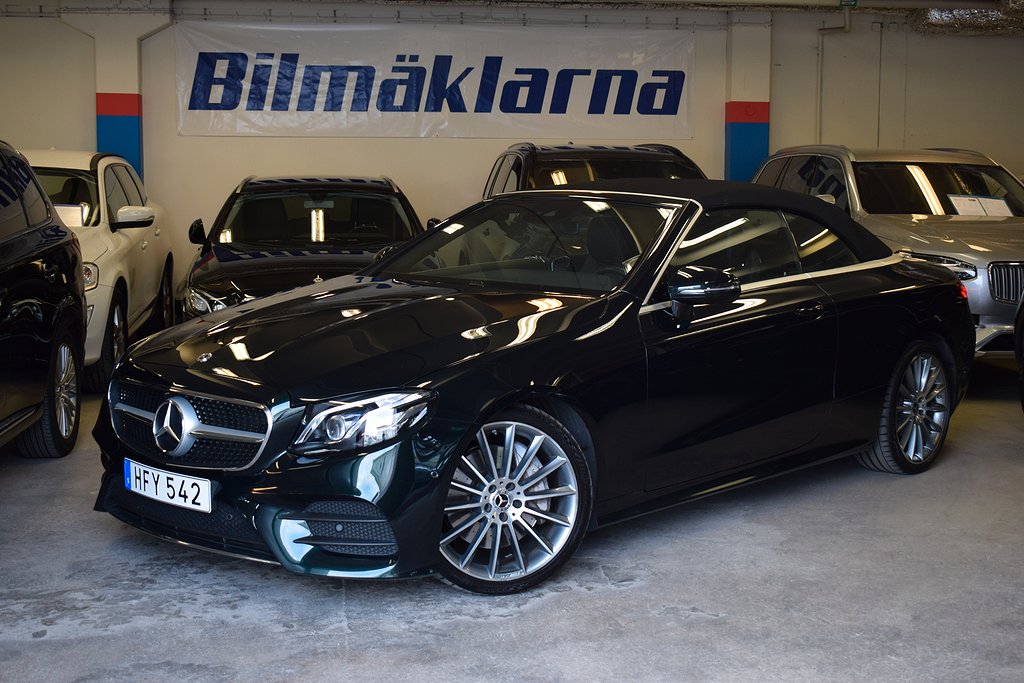 Mercedes-Benz E 300 Cabriolet 9G AMG Line BURMES KAMERA