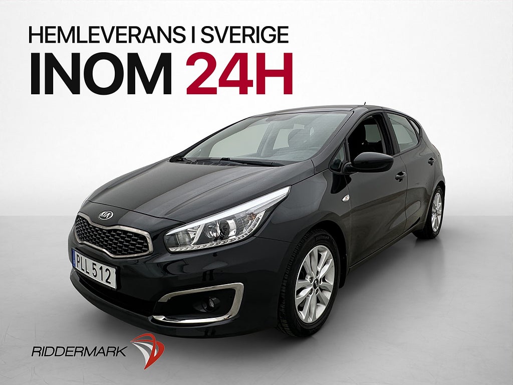 Kia Ceed 1.4 CVVT 99hk P-Sensorer Rattvärme Farthållare
