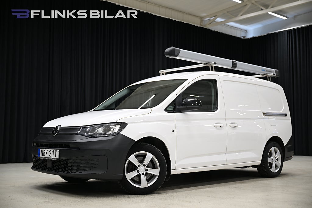 Volkswagen Caddy Maxi DSG 122HK Servicebil|Inredd|Dubbelgolv|Dubbeldörr|Moms
