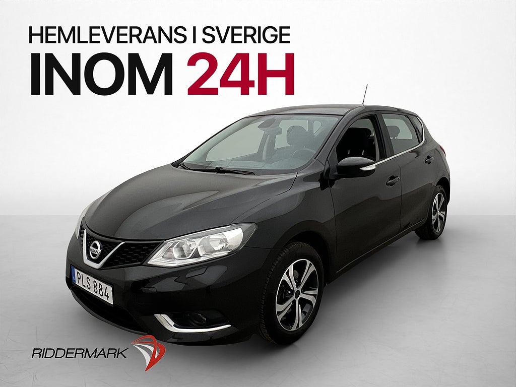 Nissan Pulsar 1.2 DIG-T Acenta Backkamera Farthållare Navi