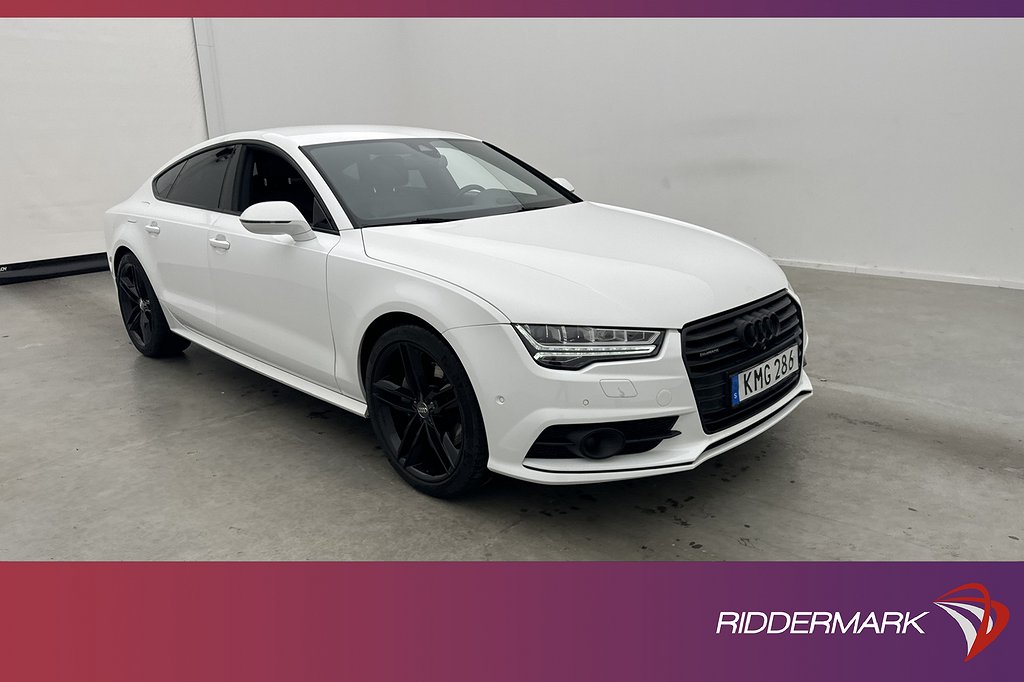 Audi A7 Sportback TDI Q 218hk S-Line Luft HUD Kamera Drag