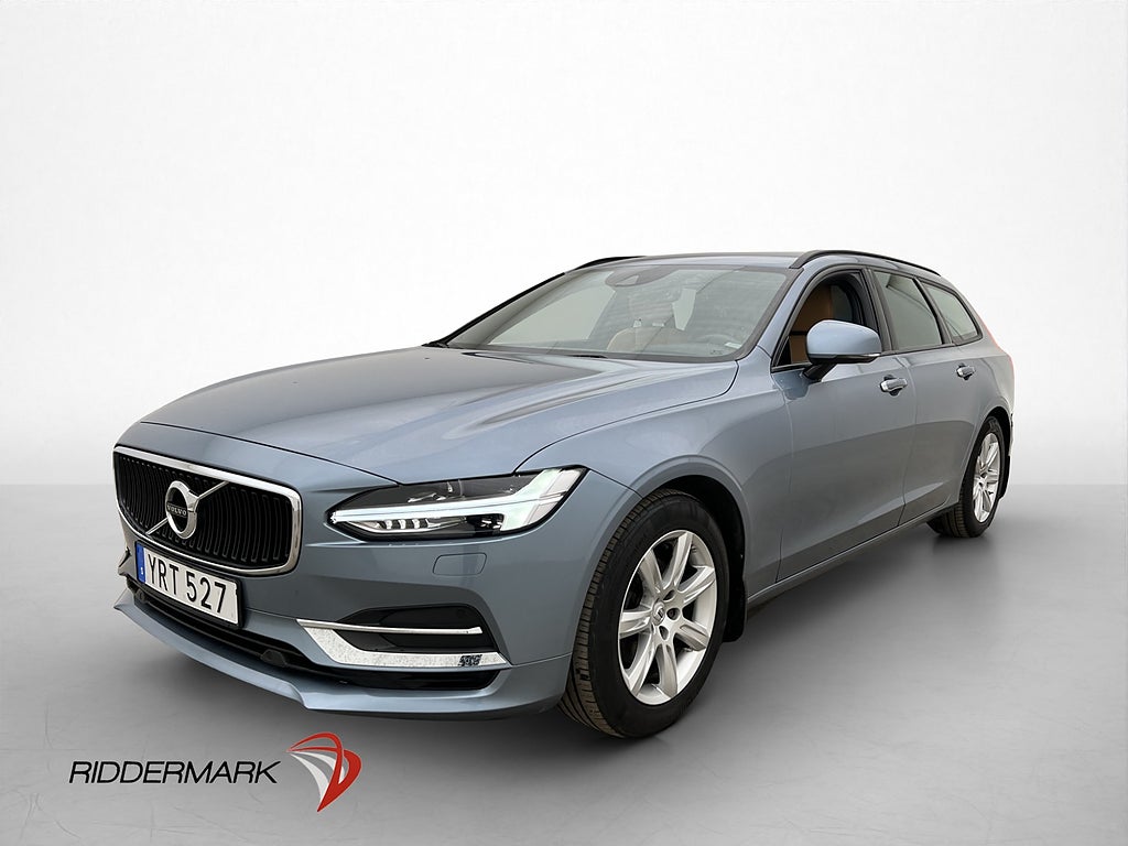 Volvo V90 D4 AWD VOC Drag Värmare Kamera Skinn Navi Rattvärm