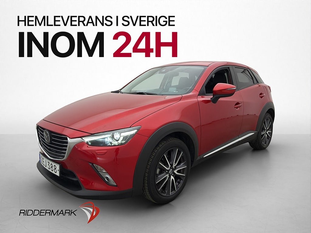Mazda CX-3 2.0 SKYACTIV-G 120hk Optimum BOSE HUD Kamera