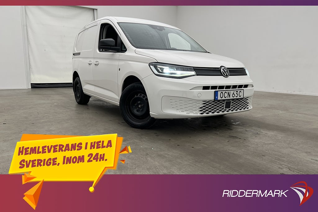 Volkswagen Caddy Cargo 2.0TDI 4M Värm B-Kamera CARPLAY Moms