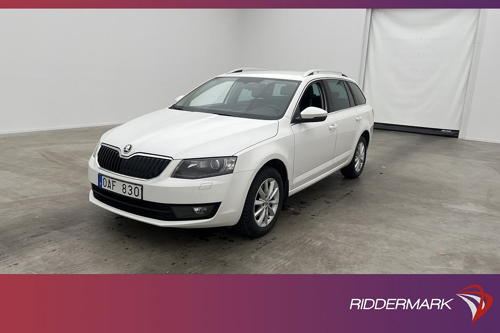 Skoda Octavia Kombi TDI 4x4 150hk Style Värmare Skinn Drag