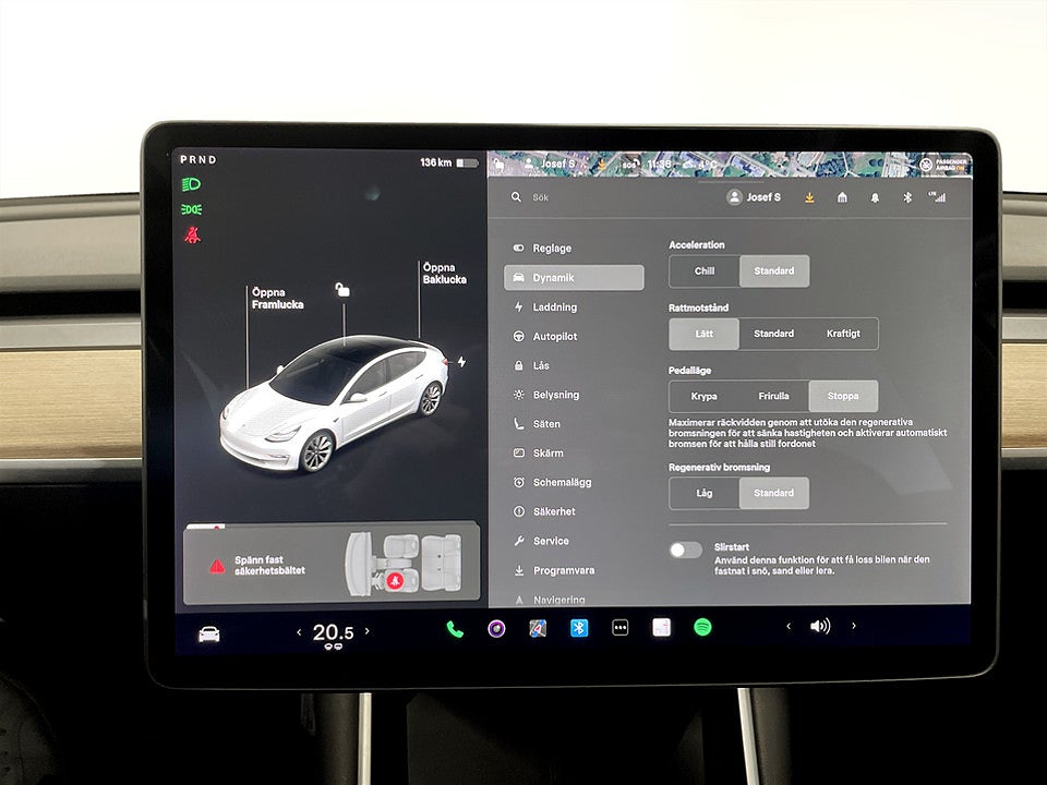 Bild på Tesla Model 3 Long Range 440hk Aut AWD PANO PREMIUM INTERIÖR