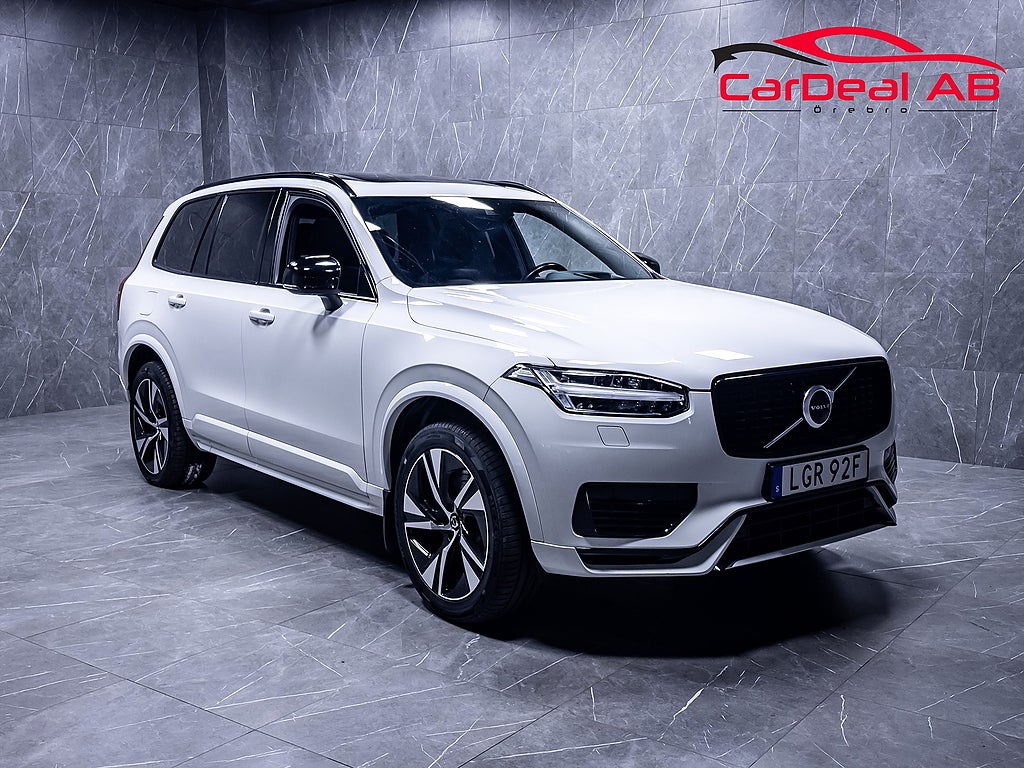 Volvo XC90 Recharge T8 AWD 7-Sits R-Design Pano H/K HUD 360° Drag