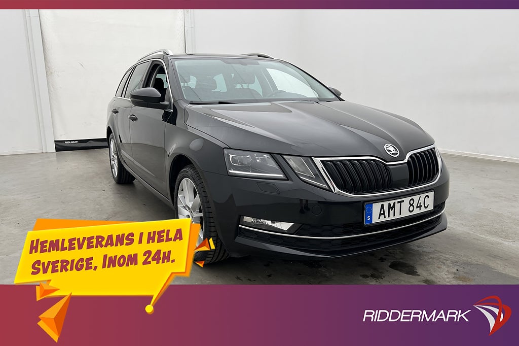 Skoda Octavia 1.0 TSI 115hk Värmare Dragkrok CarPlay Adaptiv