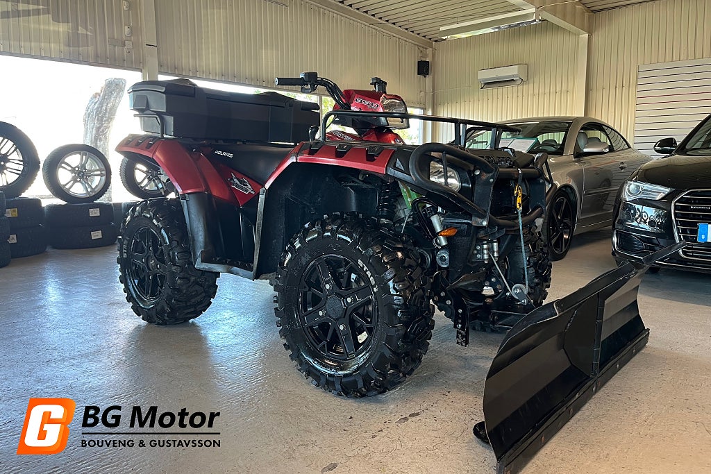 Polaris Sportsman 850 XP EPS 466 mil/B-Kort/Snöblad/Vinsch