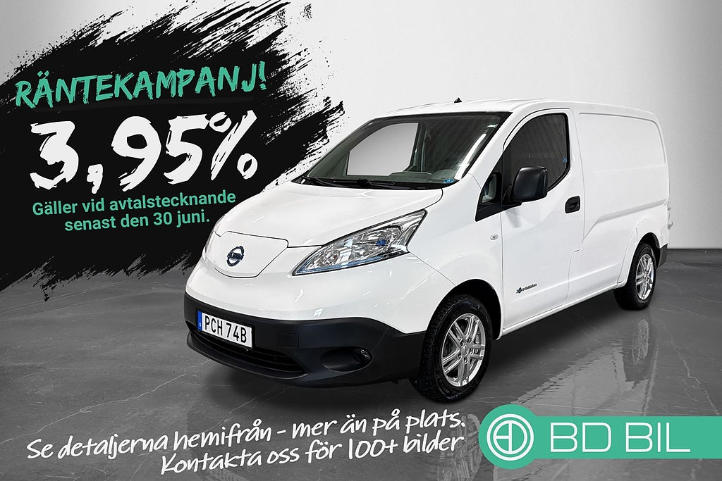 Nissan e-NV200 Van 40 kWh VERKSTADSINREDNING BACKKAMERA EN BRUKARE