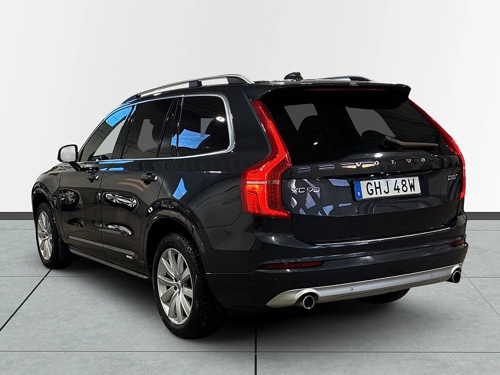 Volvo XC90 D5 AWD Aut Momentum Drag Värmare Kamera 7-sits H/K S&V