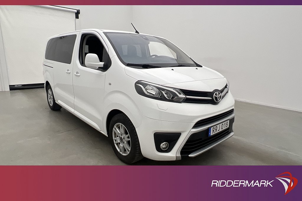 Toyota ProAce Verso 1.6D Ny-Kamrem PDC Dragkrok HUD 9-Sits