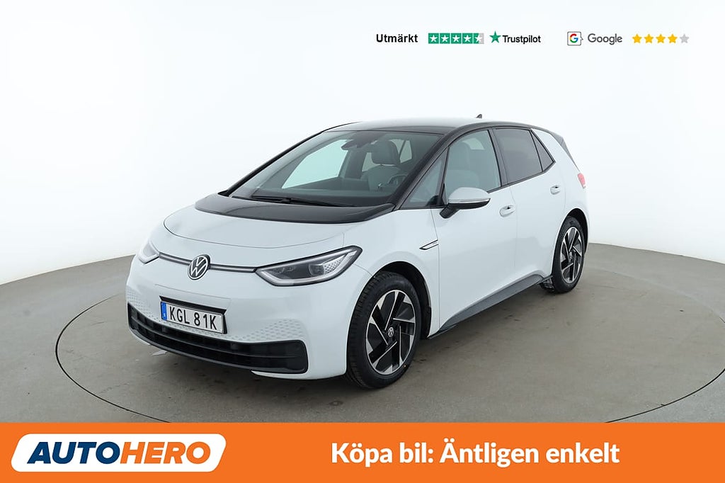 Volkswagen ID.3 Pro Performance / Värmare, CarPlay