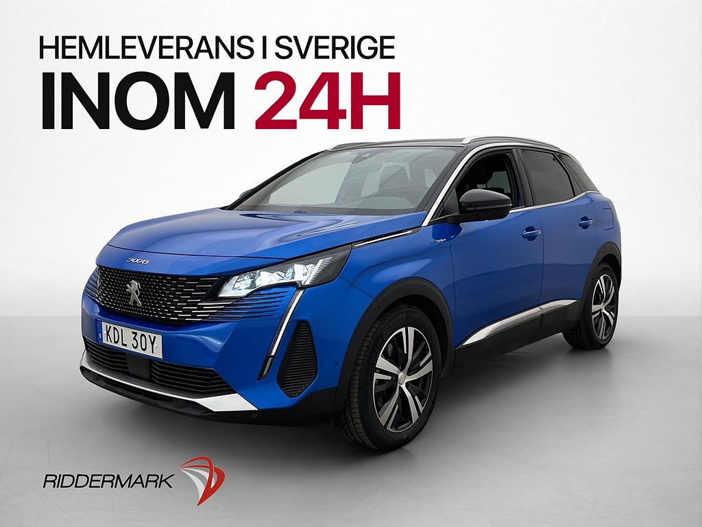 Peugeot 3008 HYBRID4 AWD GT Cockpit Värmare CarPlay Drag