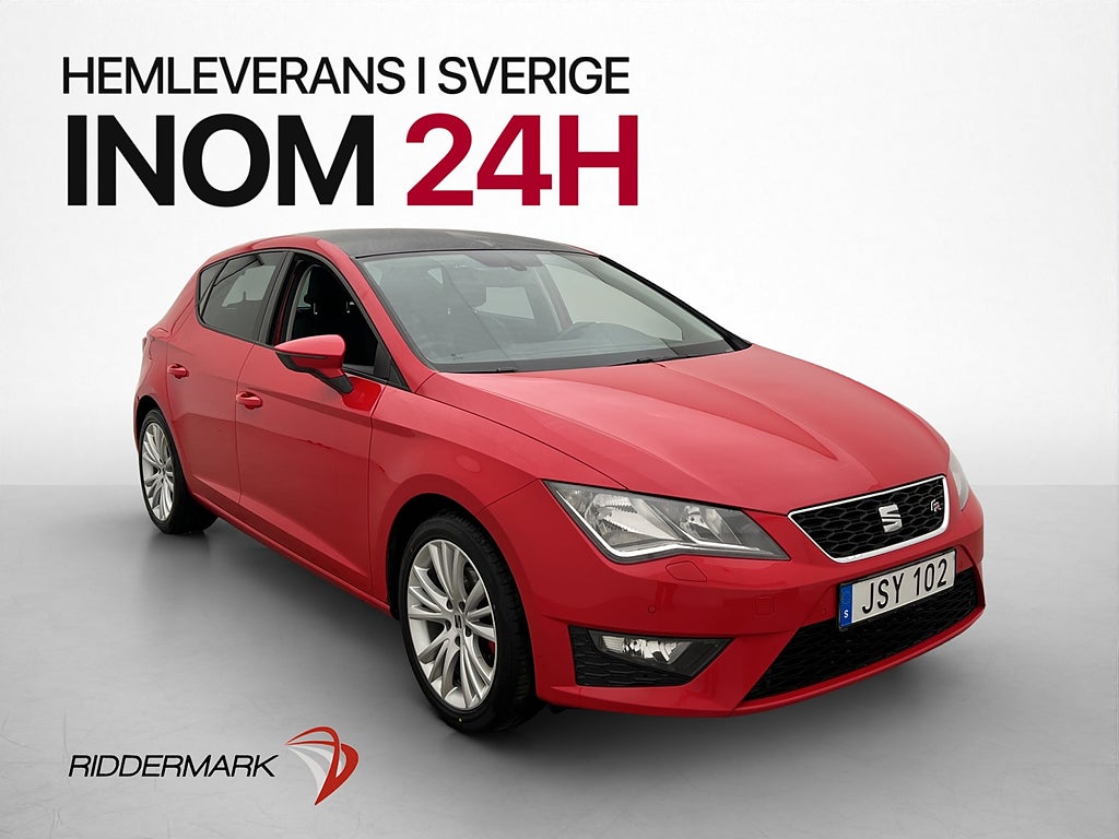 Seat Leon 1.4 TSI FR P-Sensorer Halvskinn Farthållare BT