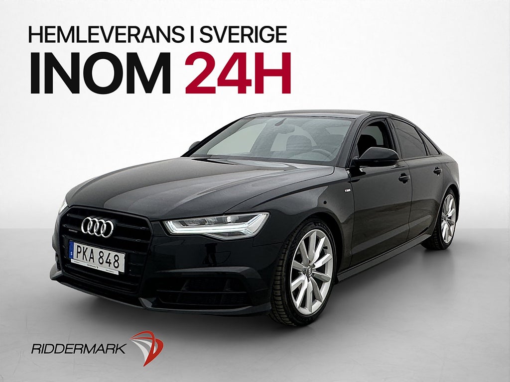 Audi A6 2.0 TDI Q 190hk S-Line Värmare Skinn Drag