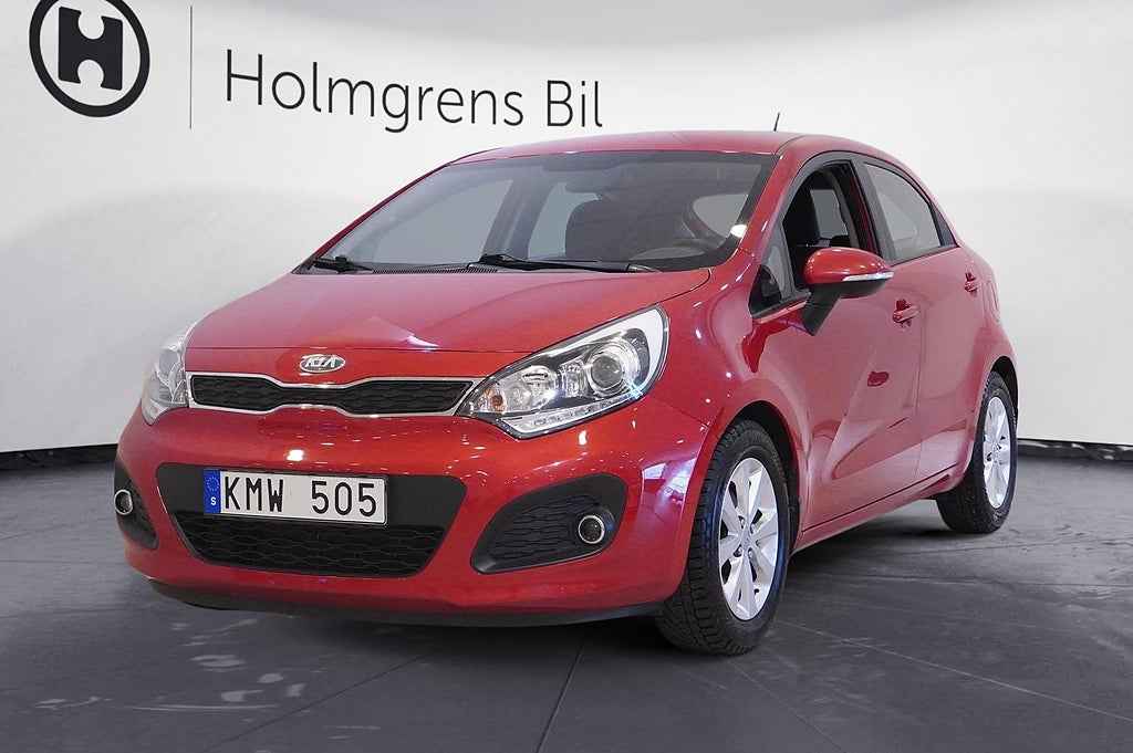 Kia Rio GLS 5dr 1.2 CVVT 84hk Eco Dynamic, Rattvärme, Stolsvärme, Esp