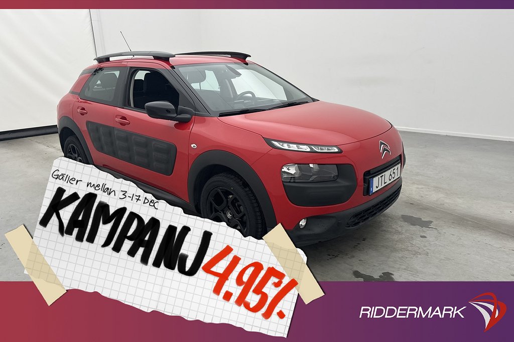 Citroën C4 Cactus 1.2 82hk Kamera M-Värm Senso 4,95% Ränta