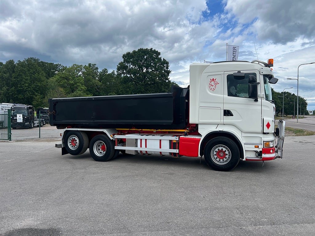 Scania R500 V8 6x2*4 Manuell Växellåda, Lastväxlare inkl flak