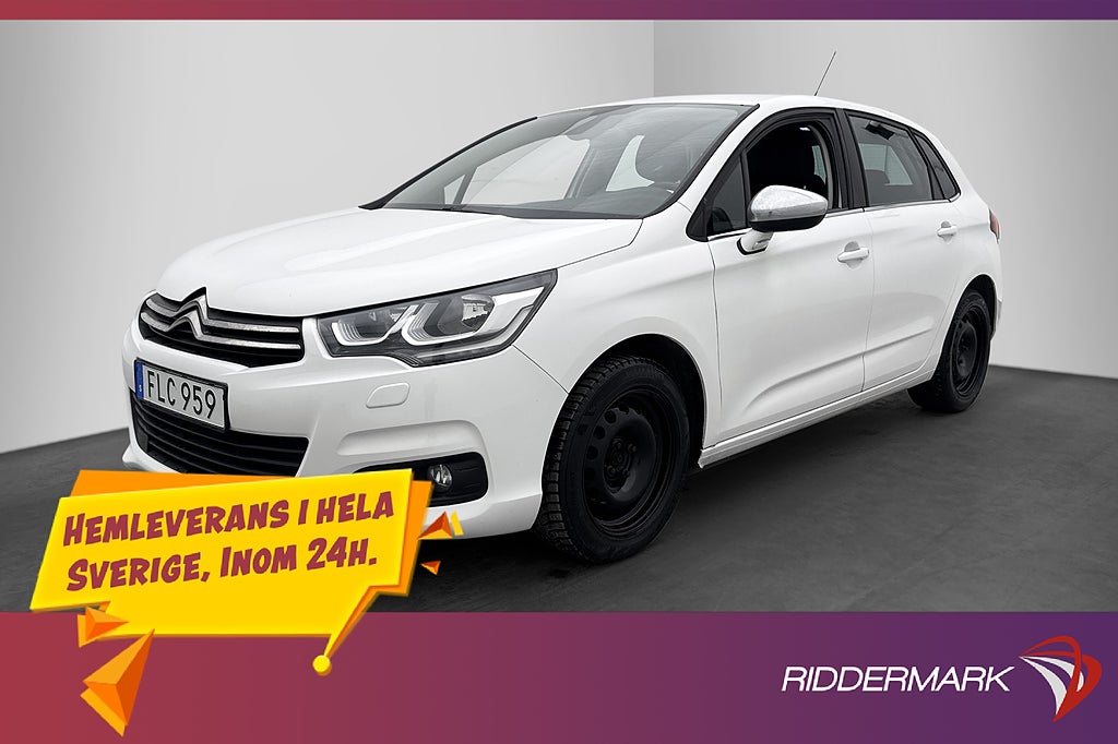 Citroën C4 BlueHDi 120hk P-Sensorer Farthållare 0,36l/mil