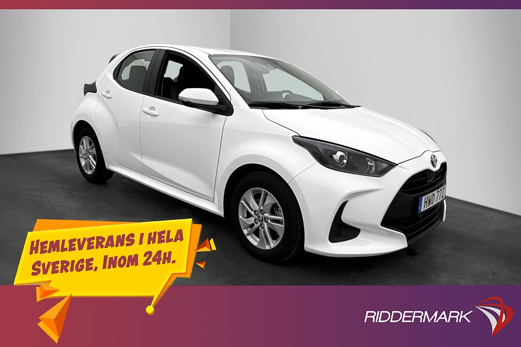 Toyota Yaris Hybrid Active 116hk Värmare Kamera Lane-Assist