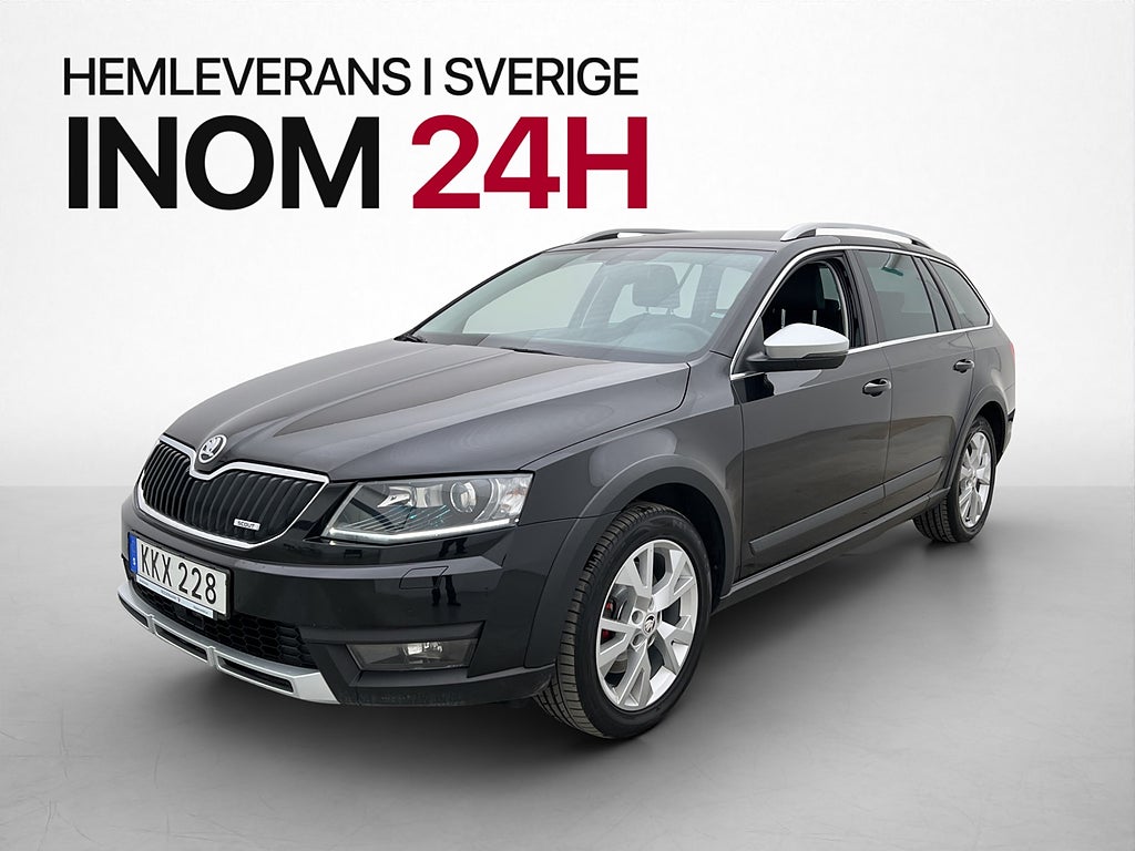 Skoda Octavia Scout 2.0 TDI 4x4 Premium Kamera Drag Värm Nav