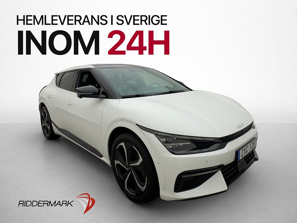 Kia EV6 77.4 kWh AWD GT-Line Pano Meridian HUD 360 Dragkrok