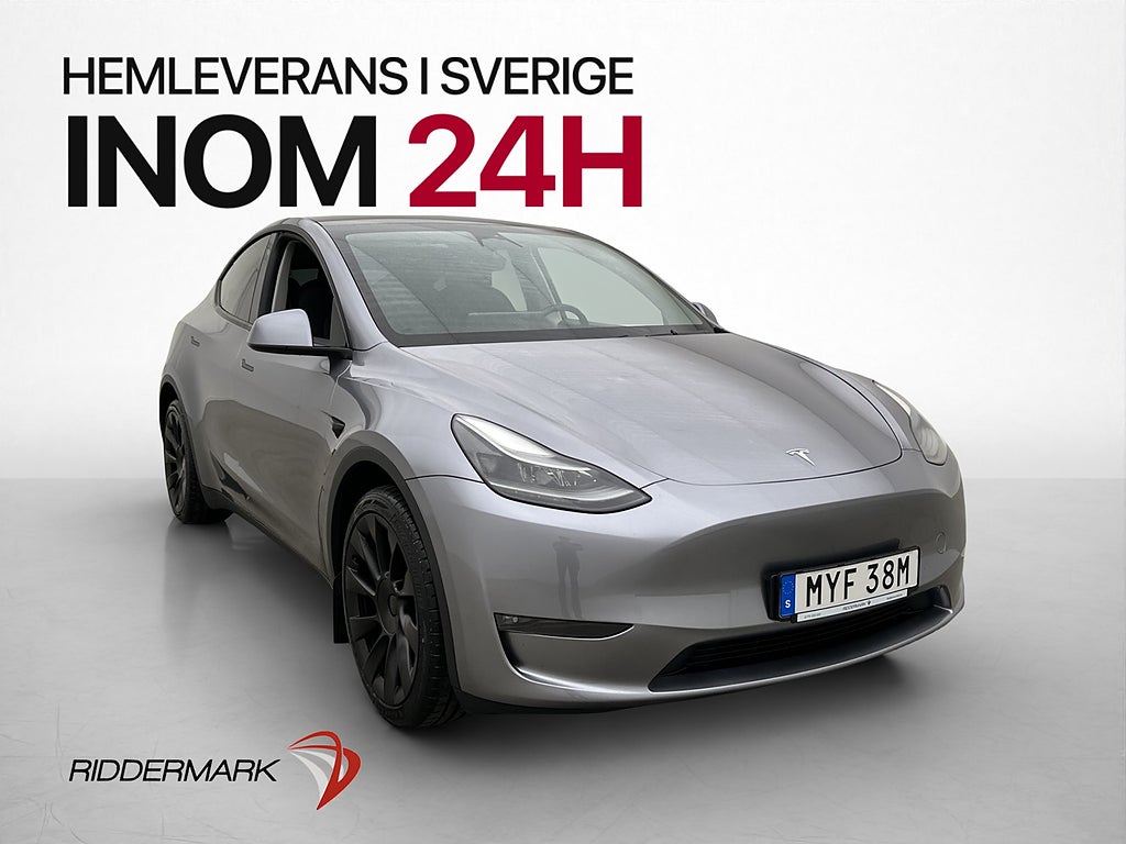 Tesla Model Y Long Range AWD 1 Brukare Drag Moms Pano Kamera