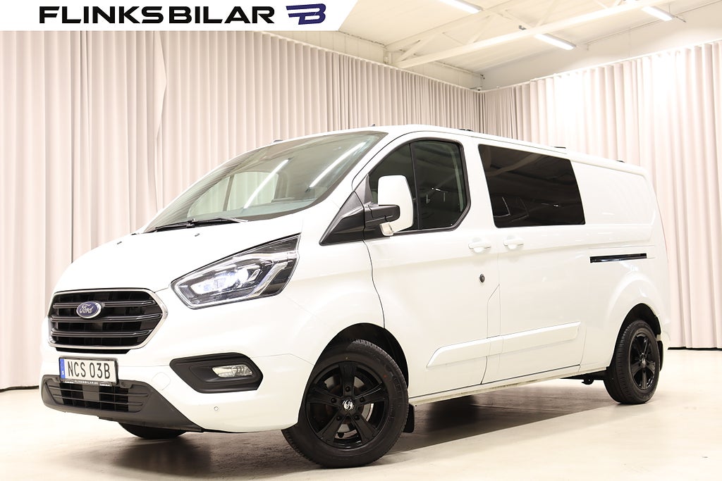 Ford transit 170HK Automat Dubbelhytt Drag Värmare GPS Moms