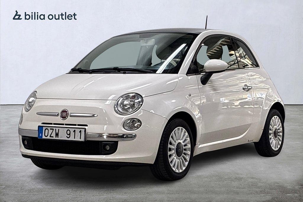 Fiat 500 1.2 Lounge 69hk Panorama