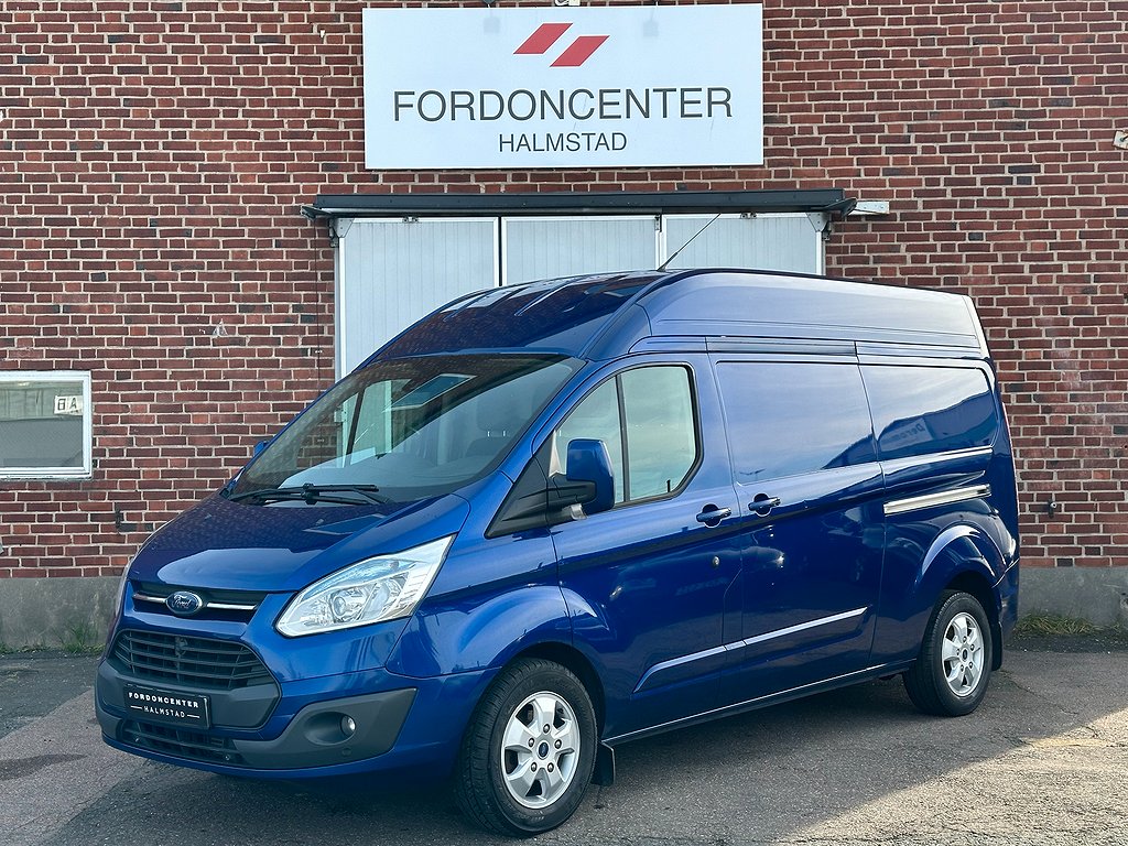 Ford Transit Custom 290 2.2 TDCi 155hk Hög Skåp|Dubbla Skjut