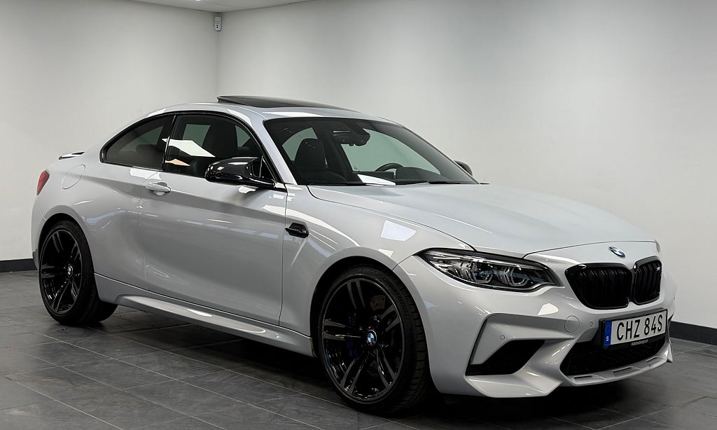BMW M2 Competition *Tacklucka*H/K*Milltek*Sv-Såld*PPF*Navi*