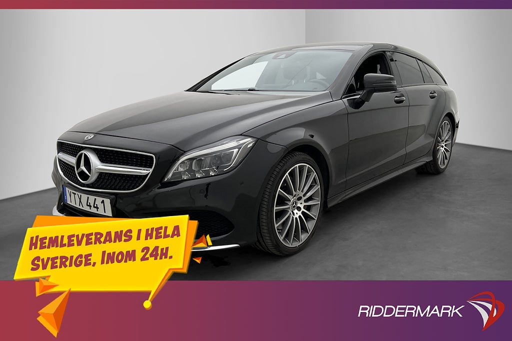 Mercedes-Benz CLS 350 d 4M SB AMG H/K CarPlay Elstolar Värm