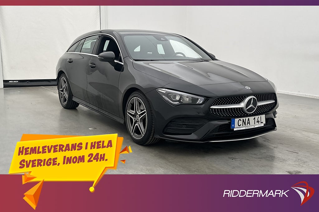 Mercedes-Benz CLA 200 SB AMG Värmare Widescreen Drag Kamera