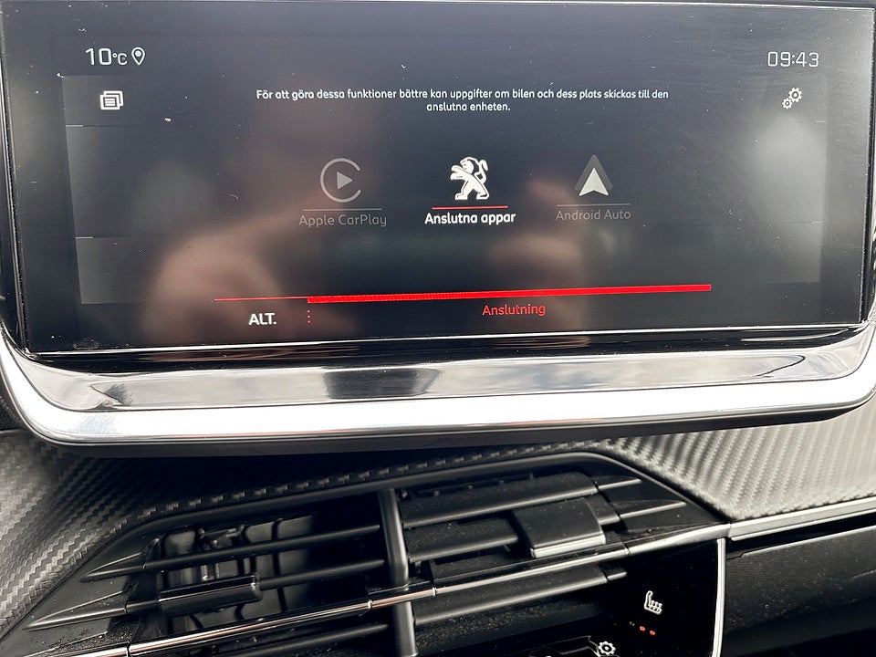 Bild på Peugeot 208 GT Pack 1.2 PT 131hk Aut CARPLAY FARTHÅLLARE