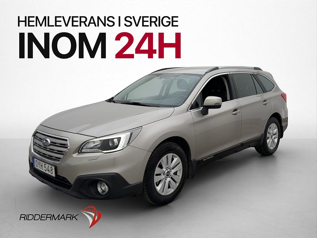 Subaru Outback 2.0 4WD 150hk Värmare Dragkrok Kamera ISOFIX