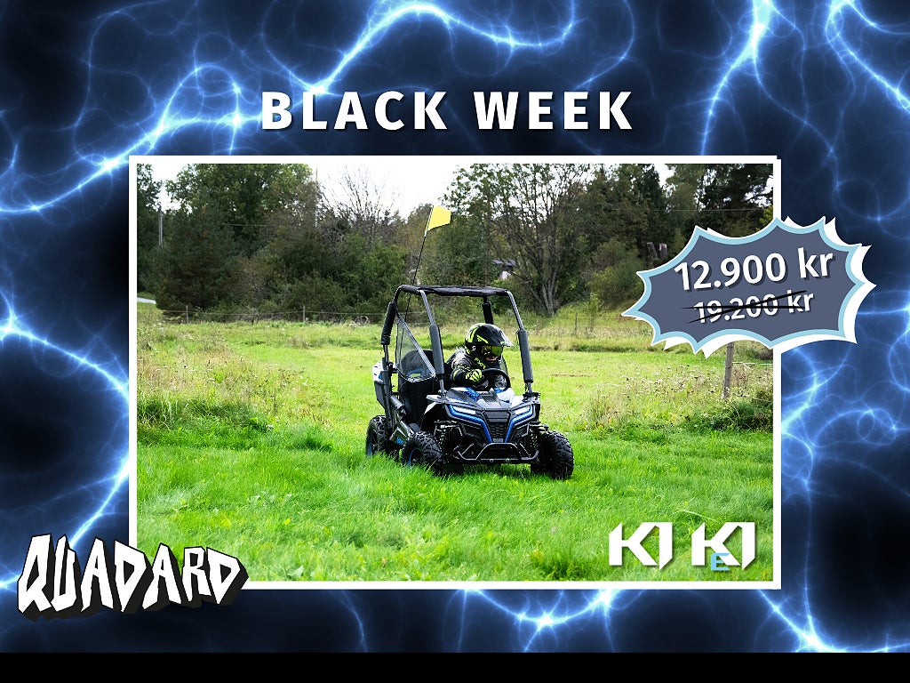 Quadard K1E Elfyrhjuling / SSV / Barnfyrhjuling / ATV