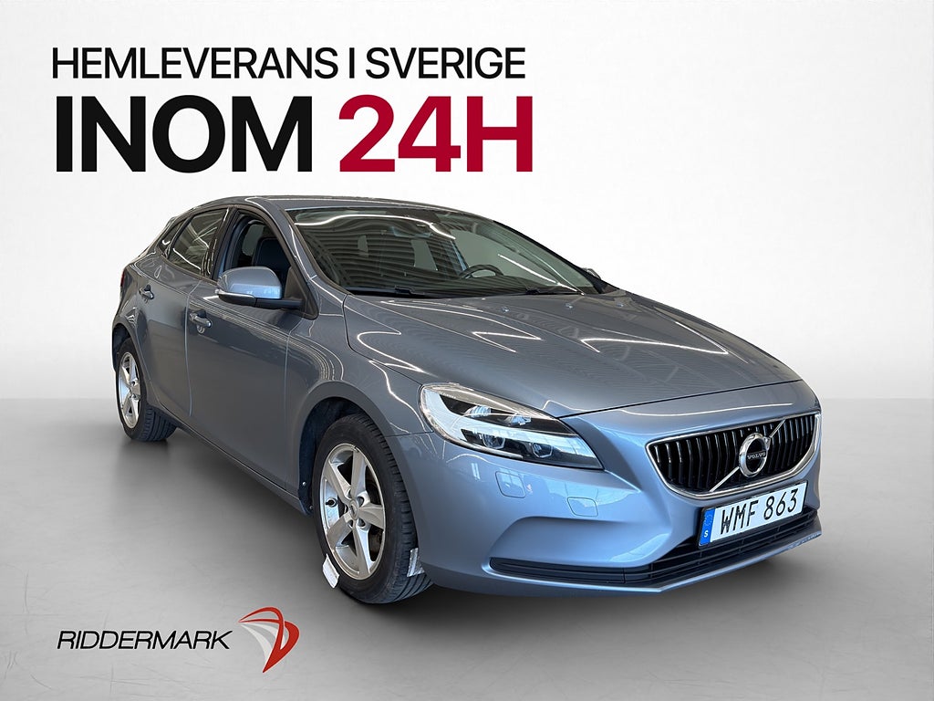 Volvo V40 D3 150hk Momentum VOC Värmare Dragkrok P-Sensorer