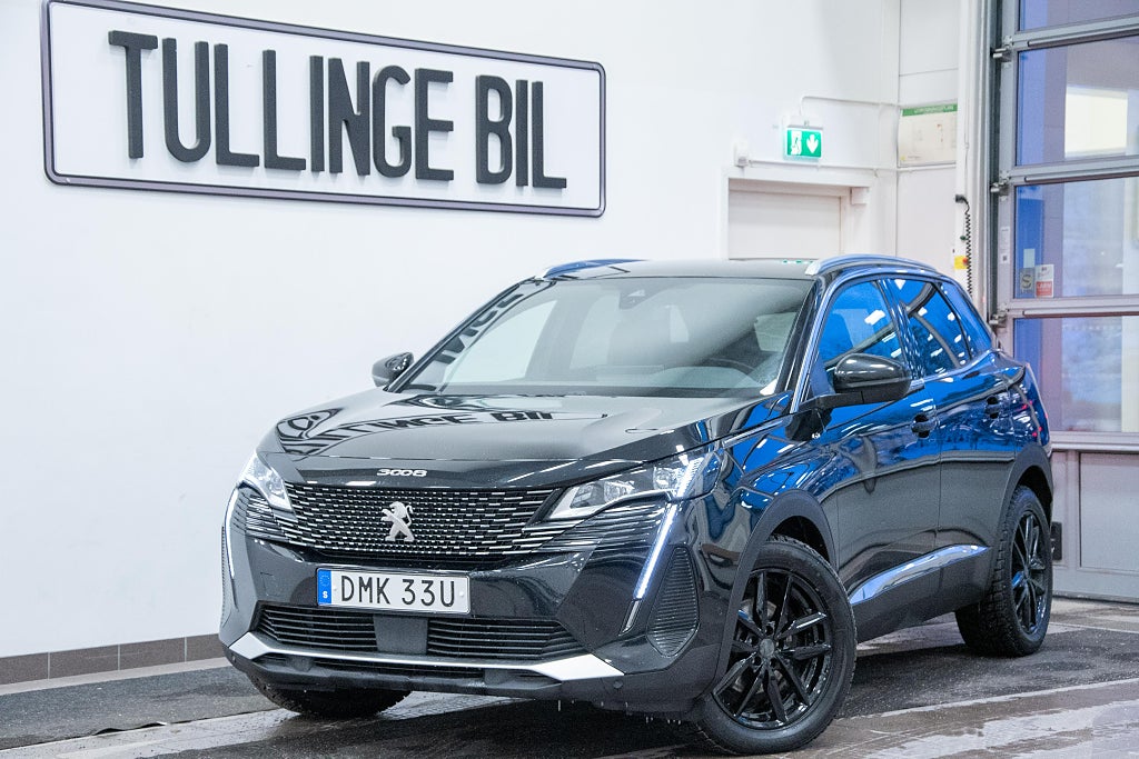 Peugeot 3008 131HK GT Backkamera Adaptiv Farthållare BLIS MOMS 